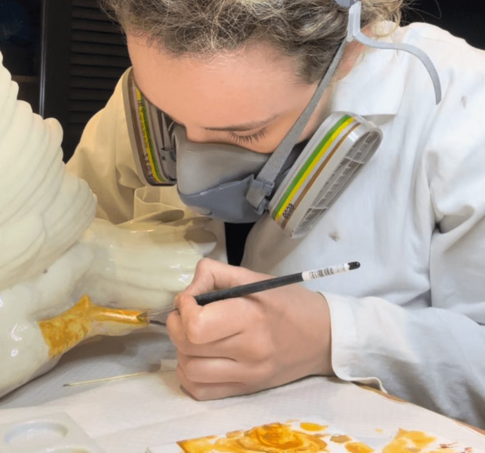 Étape de l'intégration colorée