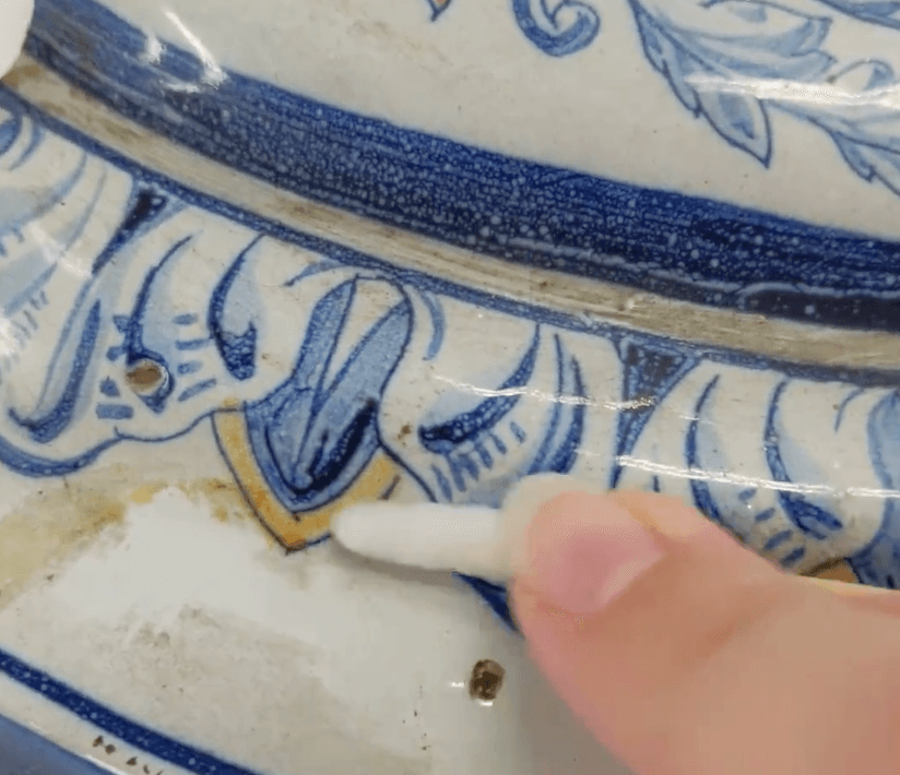 Nettoyage d'une céramique