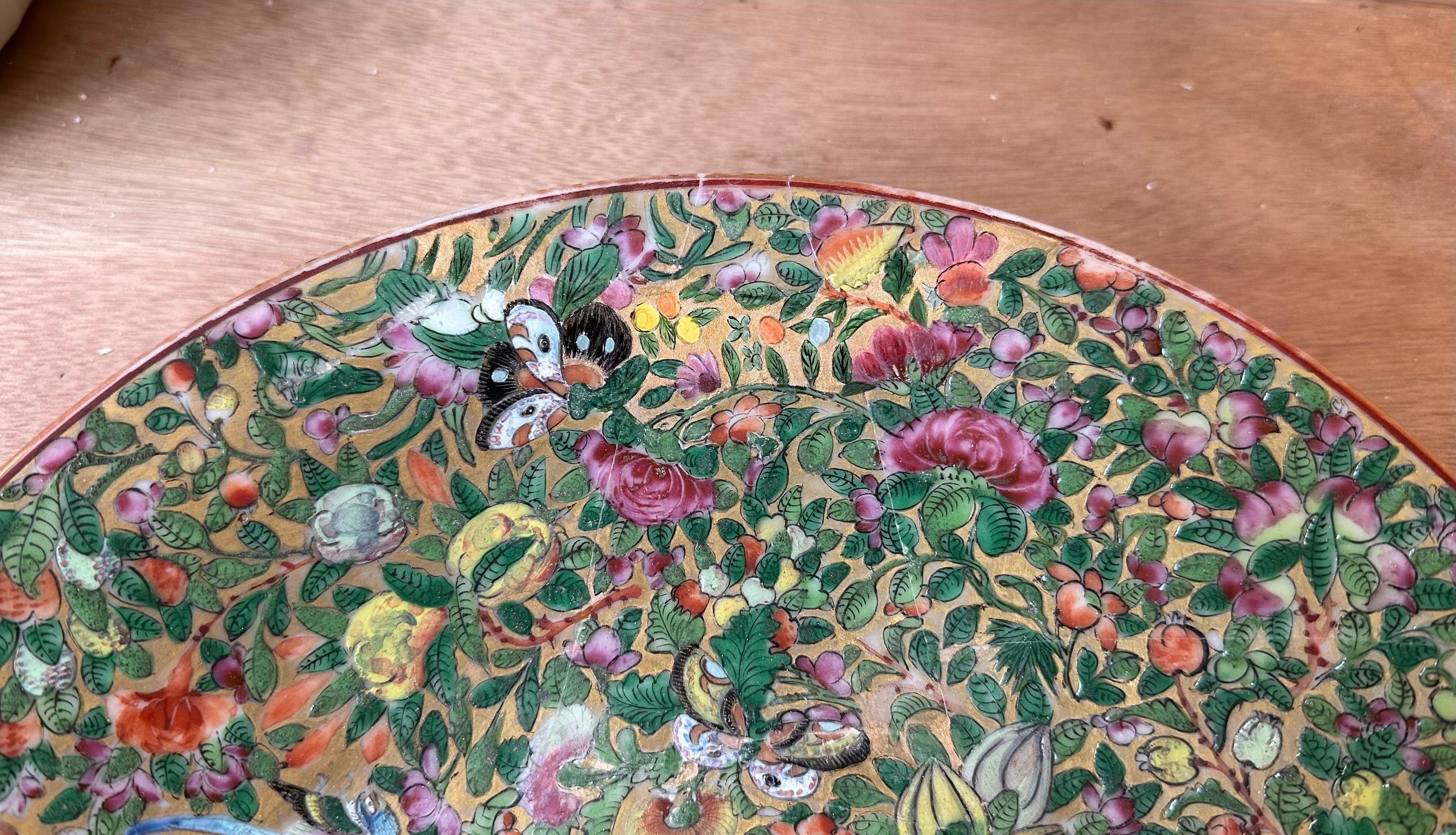 Assiette japonaise après restauration