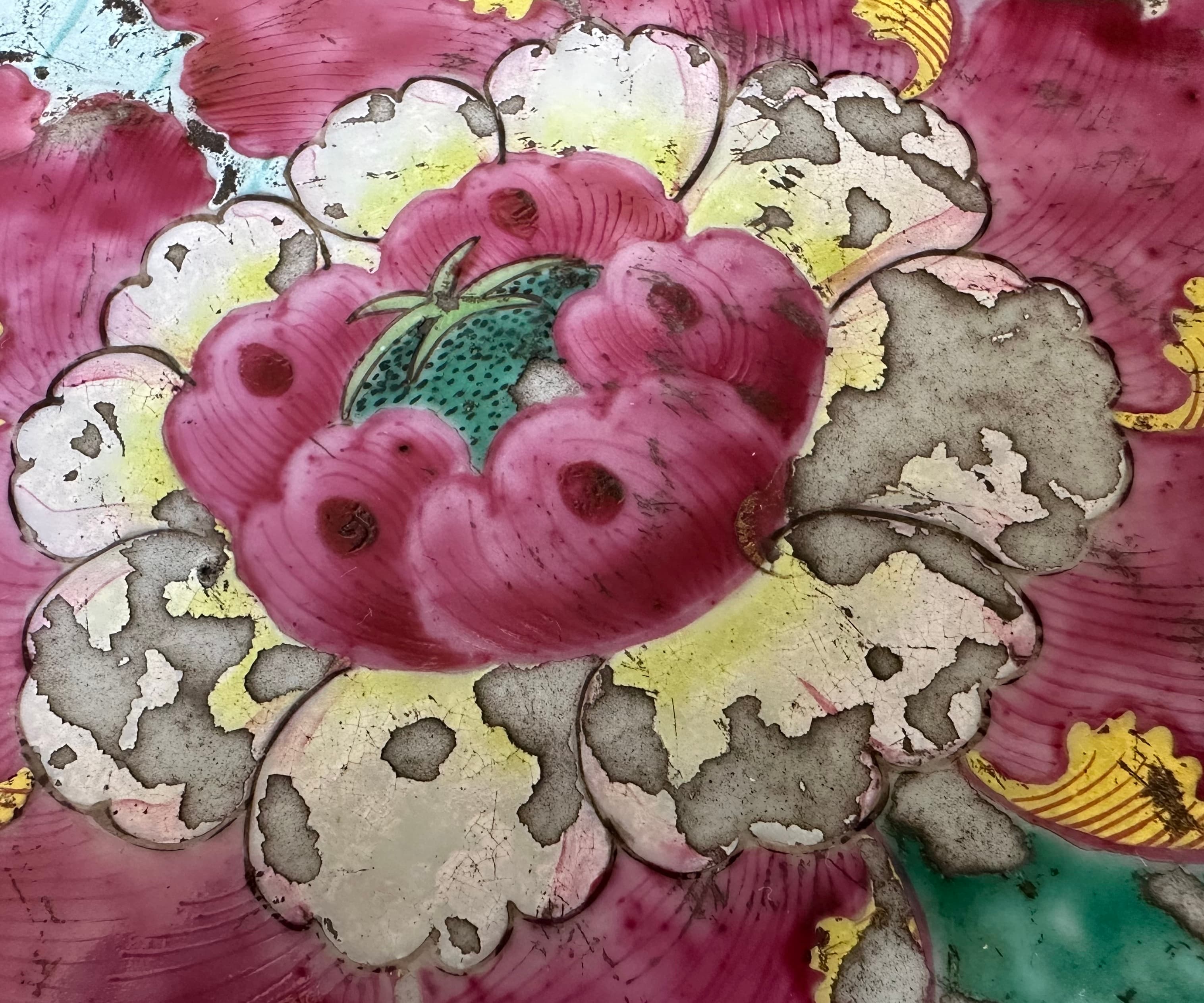 Faïence avant nettoyage