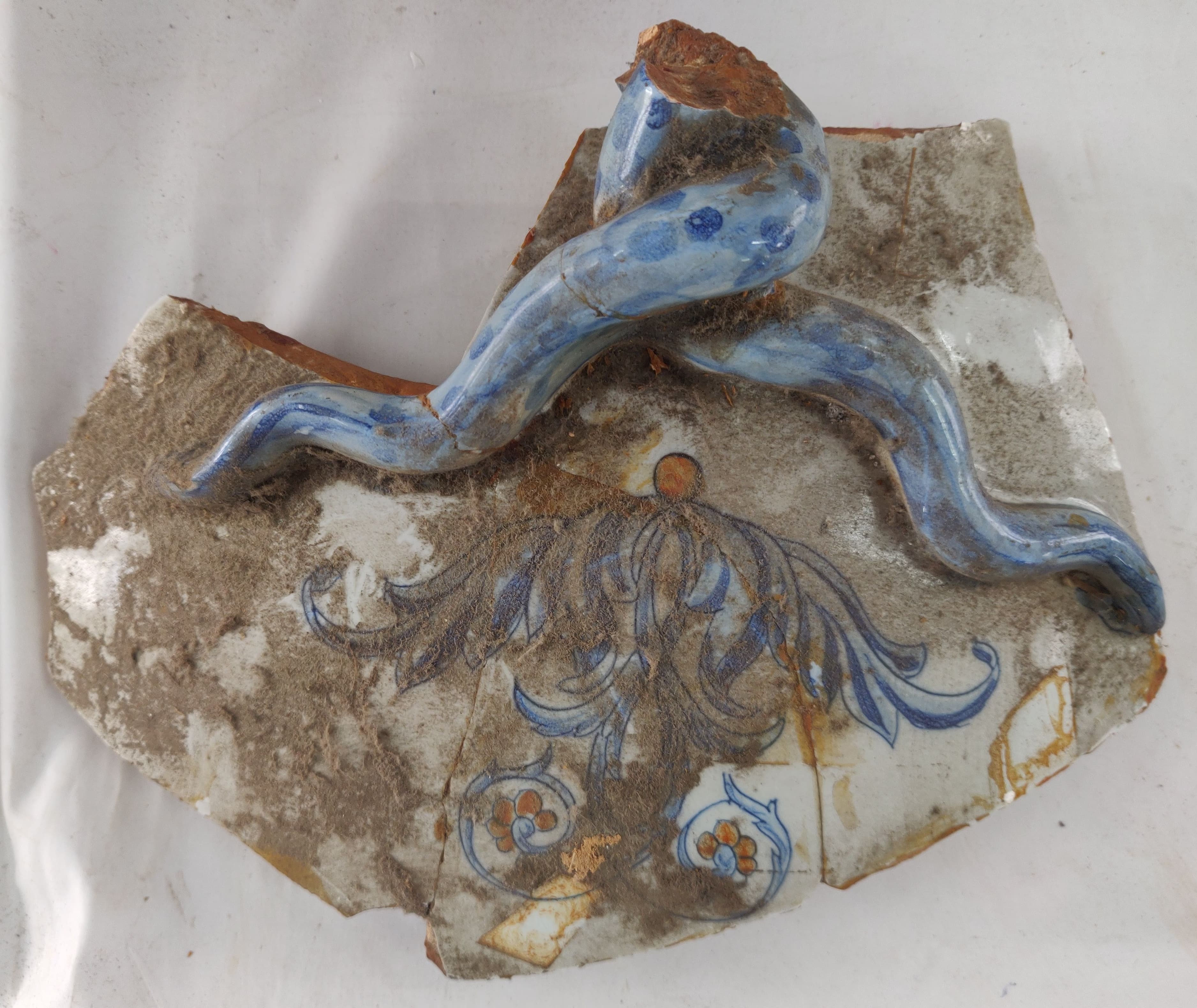 Céramique avant nettoyage