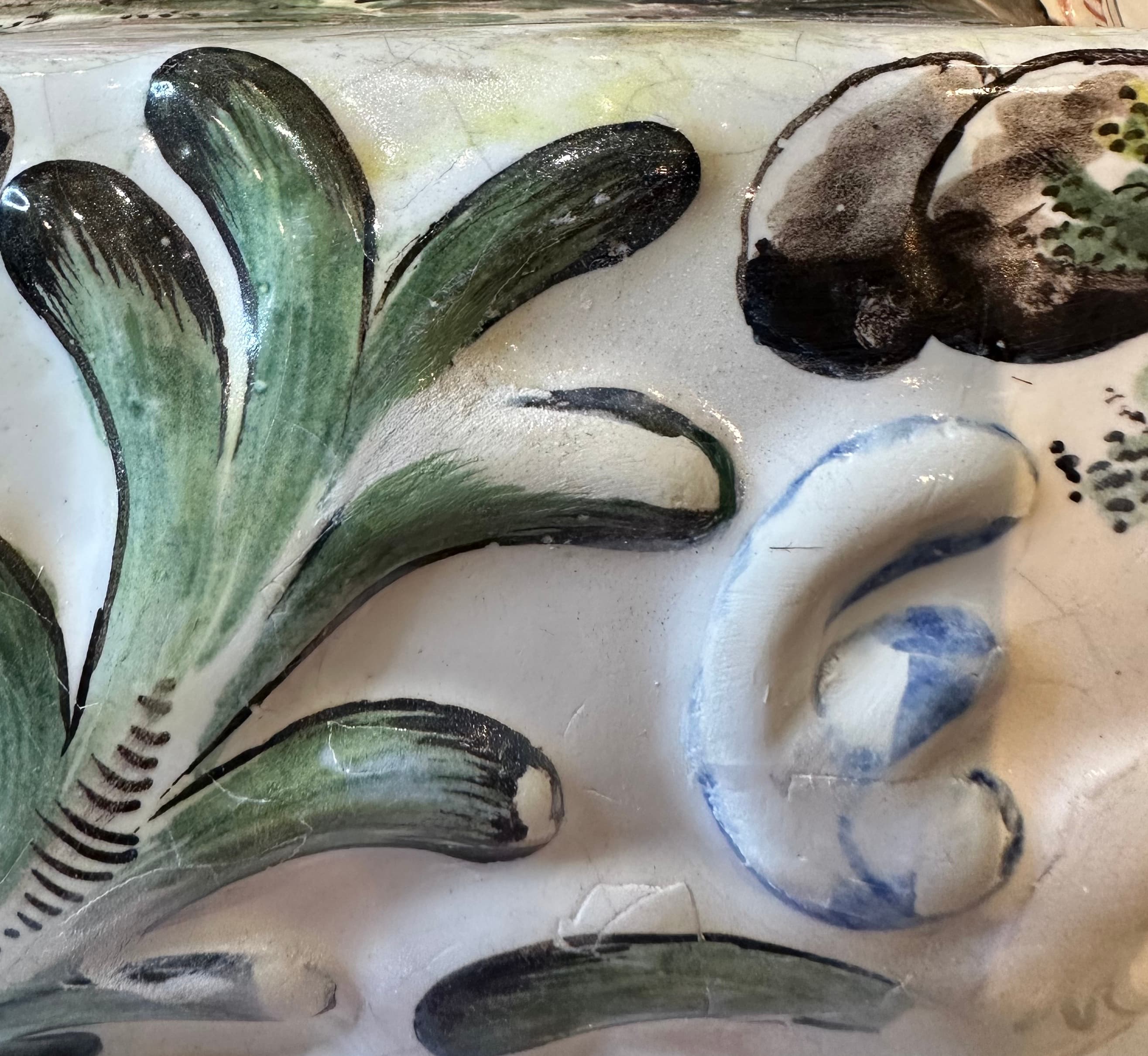 Potiche avant intégration colorée