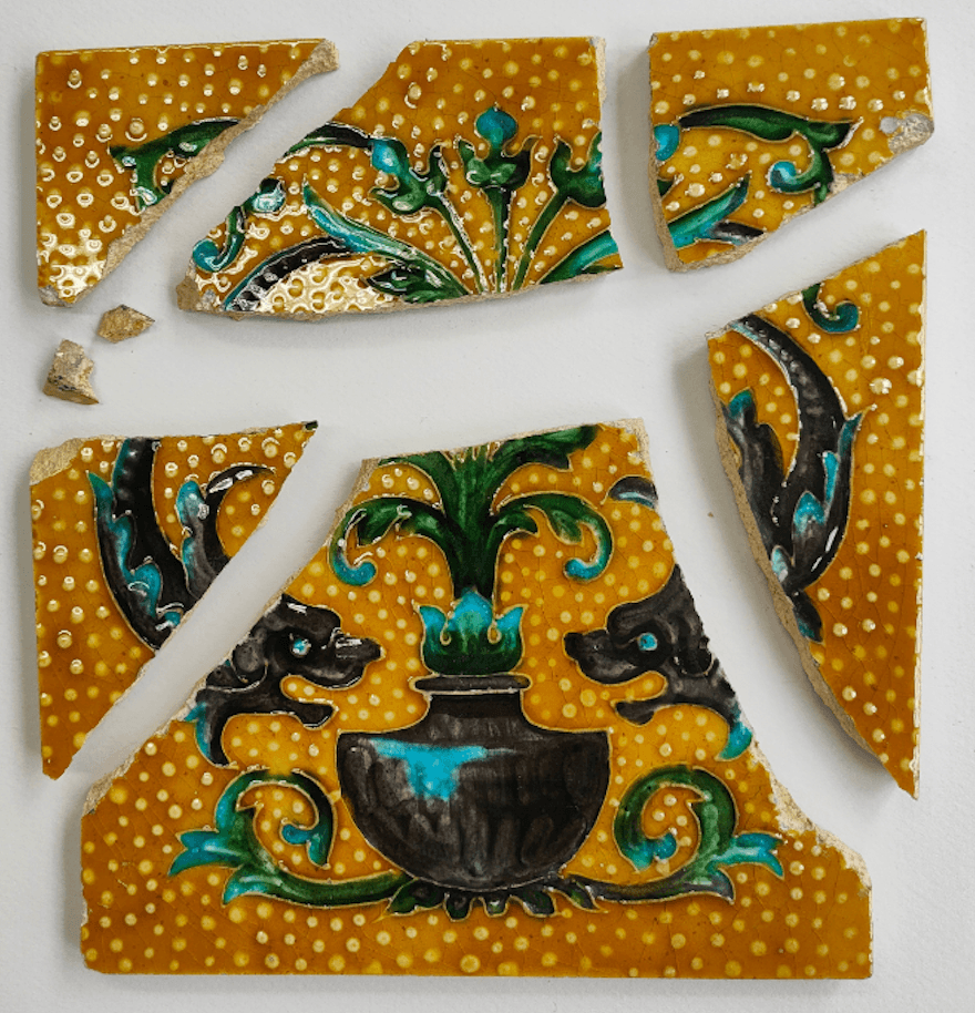 Carreaux avant collage