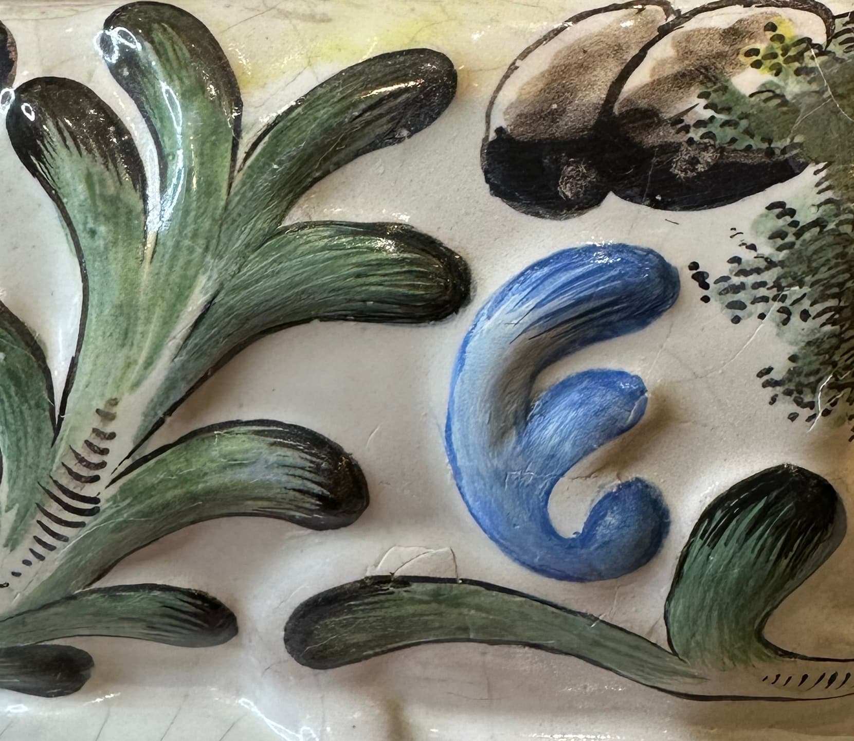 Potiche après intégration colorée