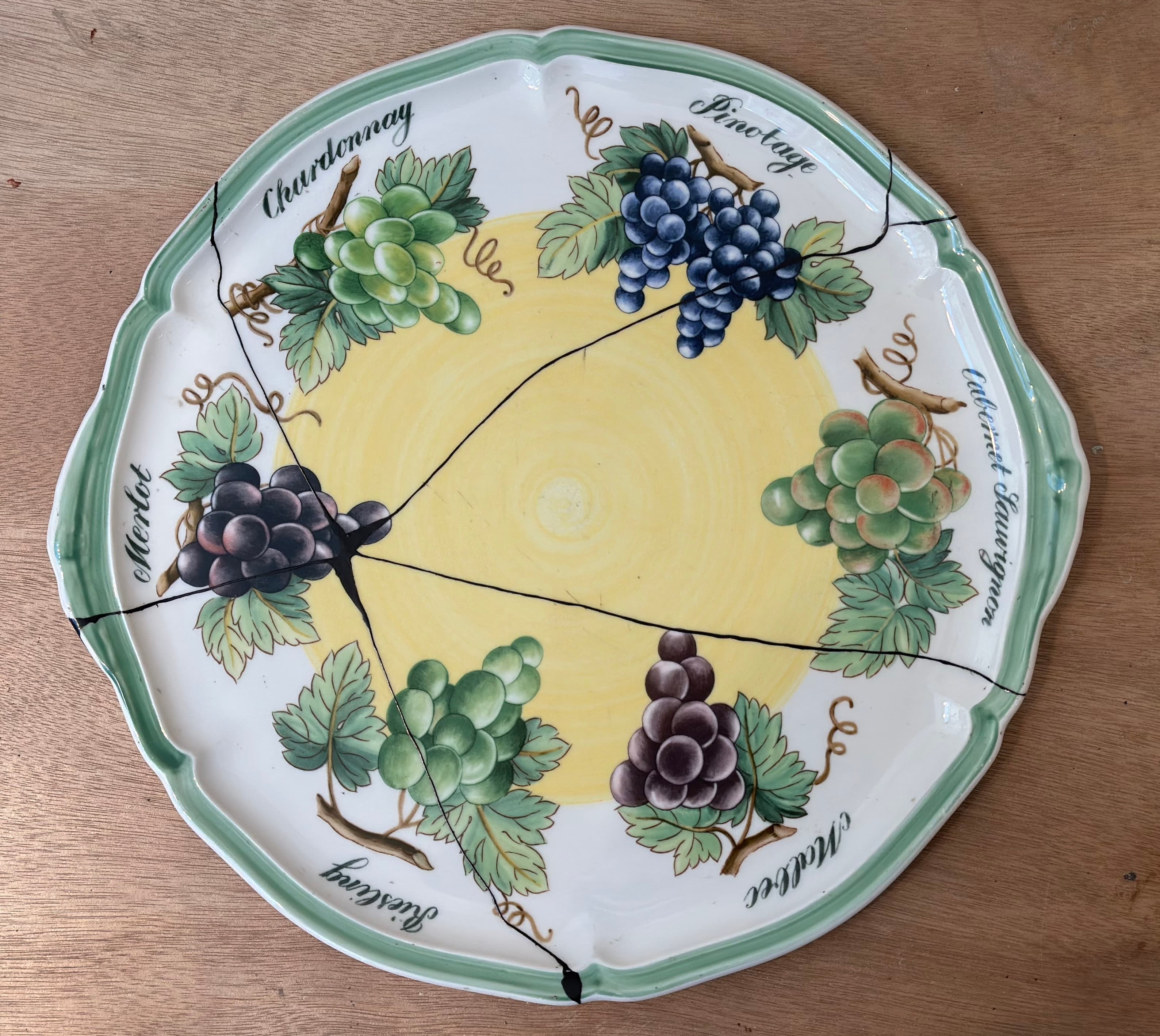 Assiette après restauration