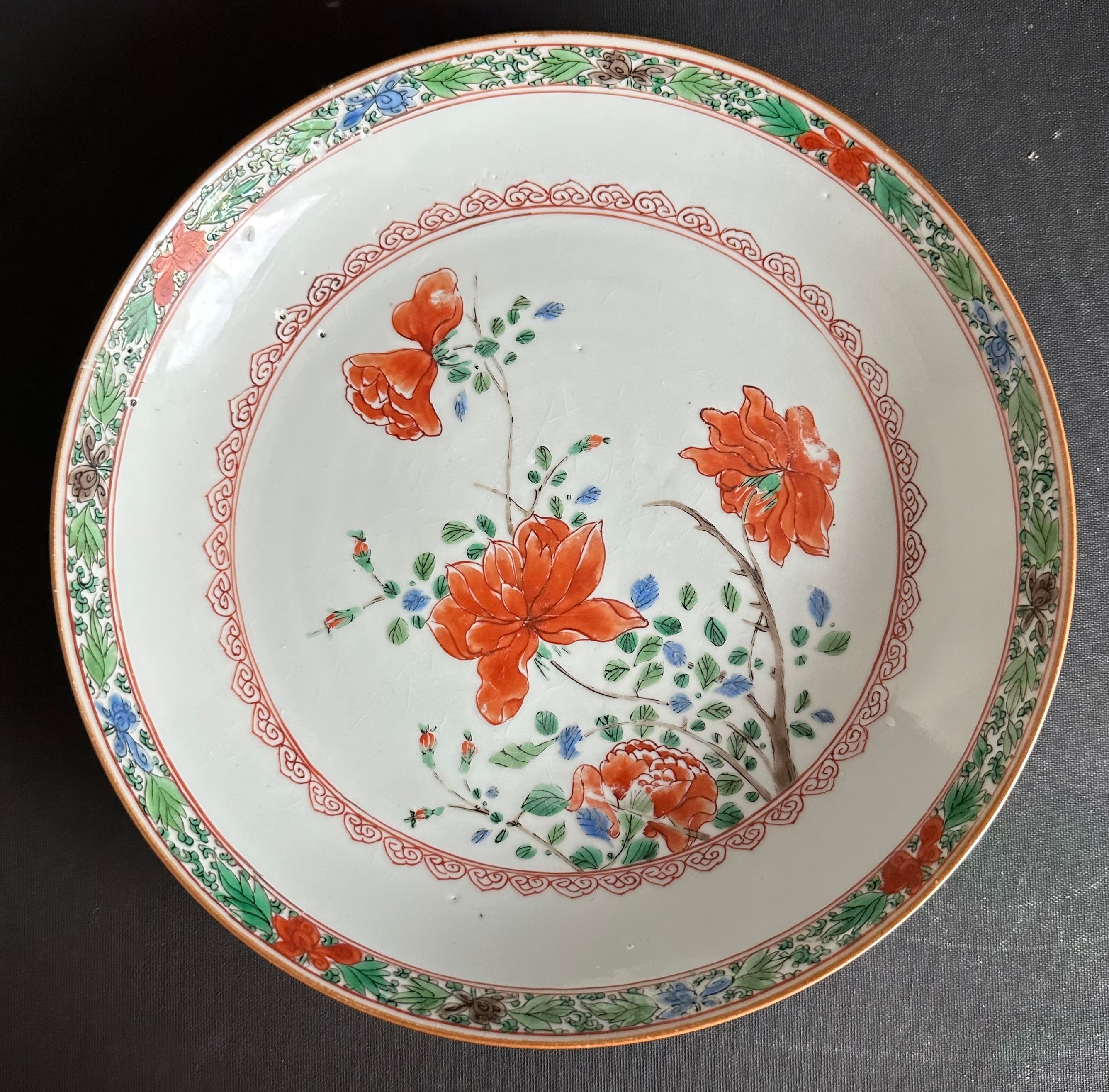 Assiette japonaise après restauration