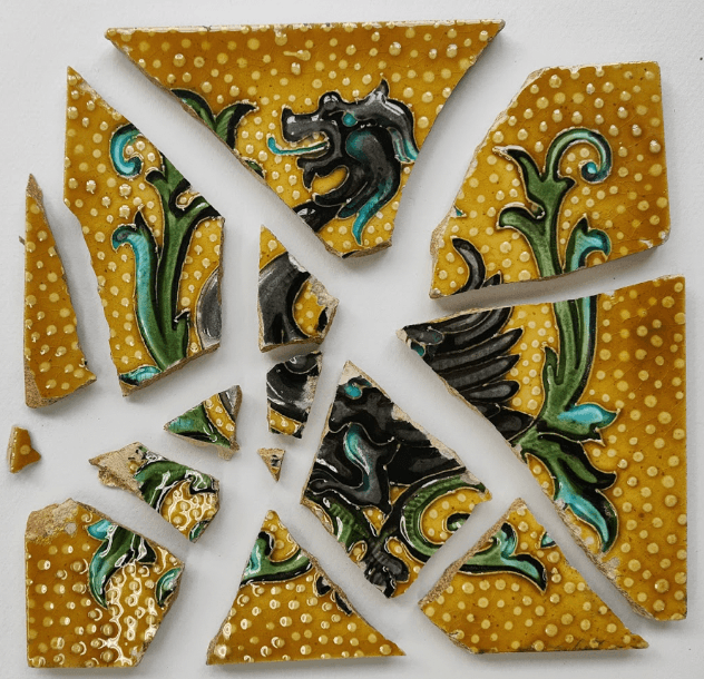 Carreau avant comblement