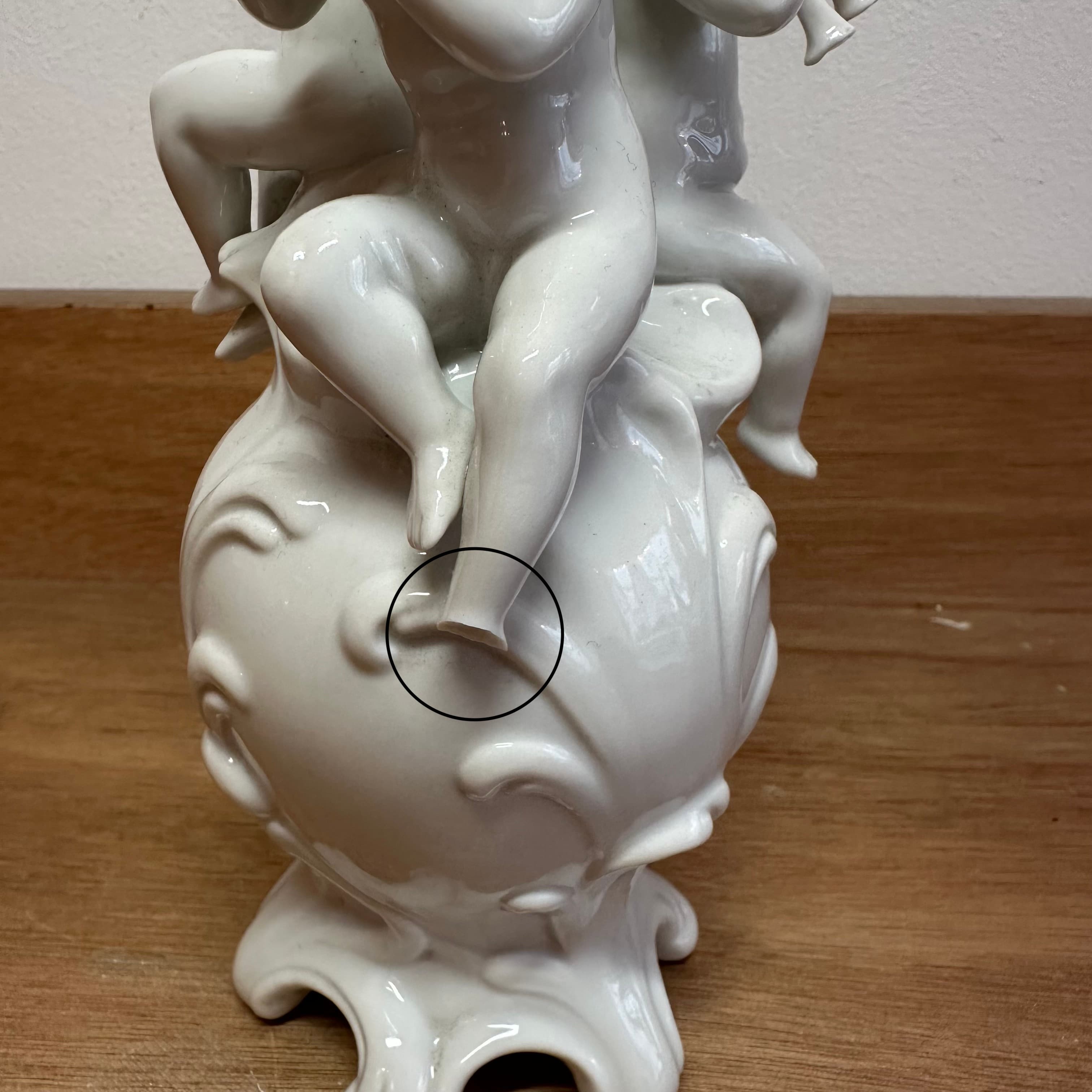 Statuette avant restauration