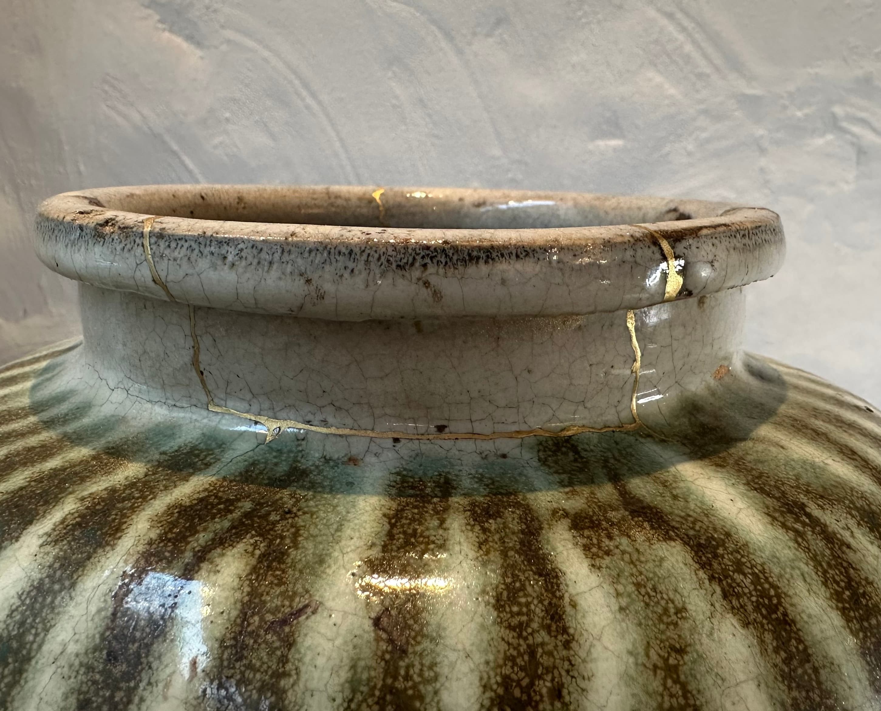 Vase japonais après restauration