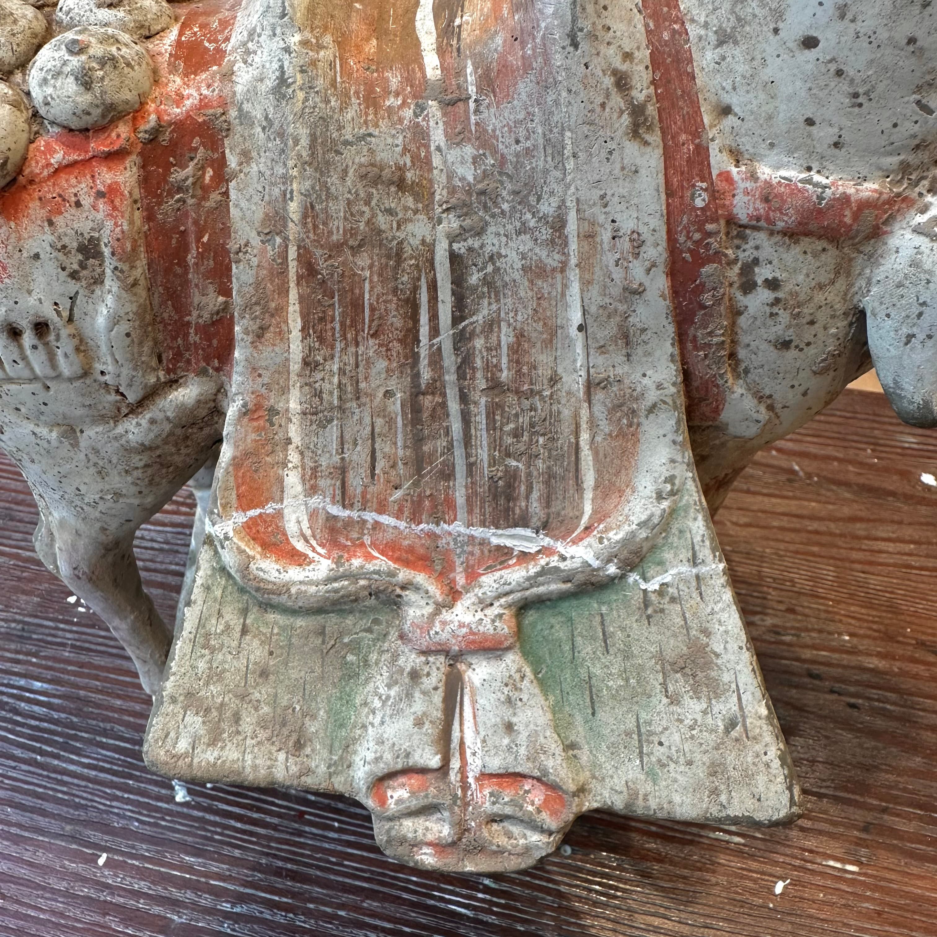 Cheval pendant restauration