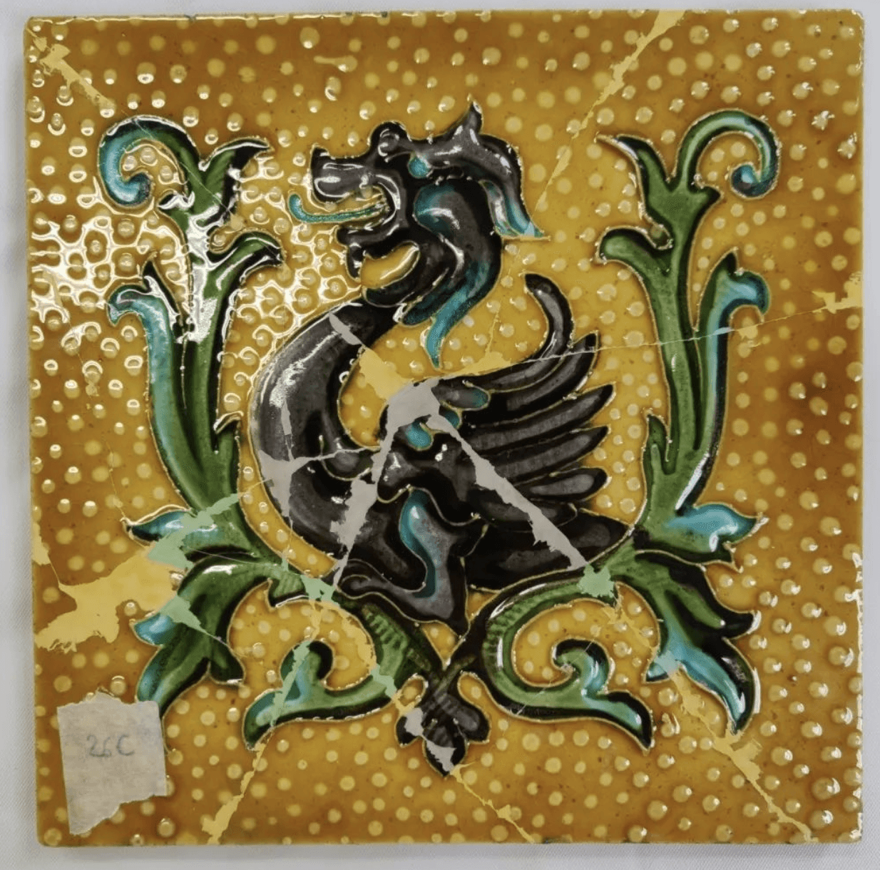 Carreau après comblement