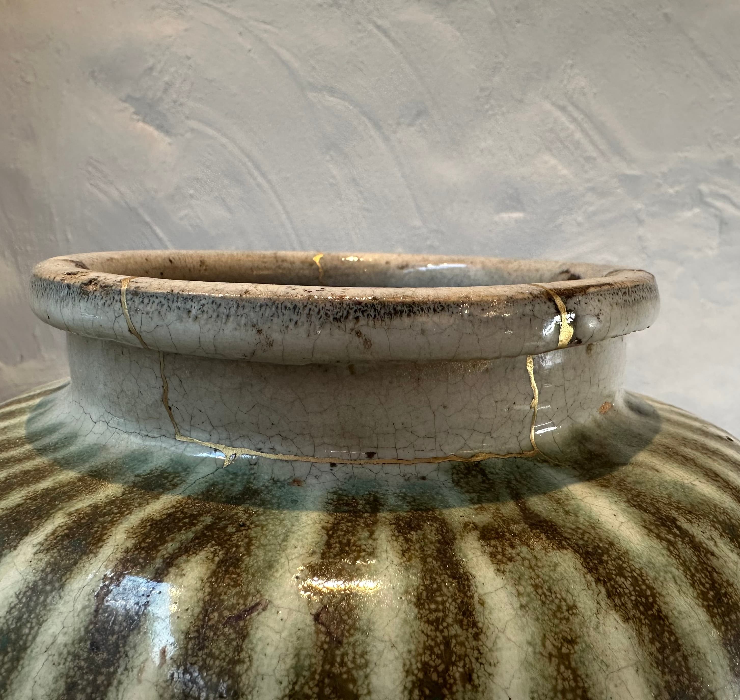 Vase japonais Kintsugi