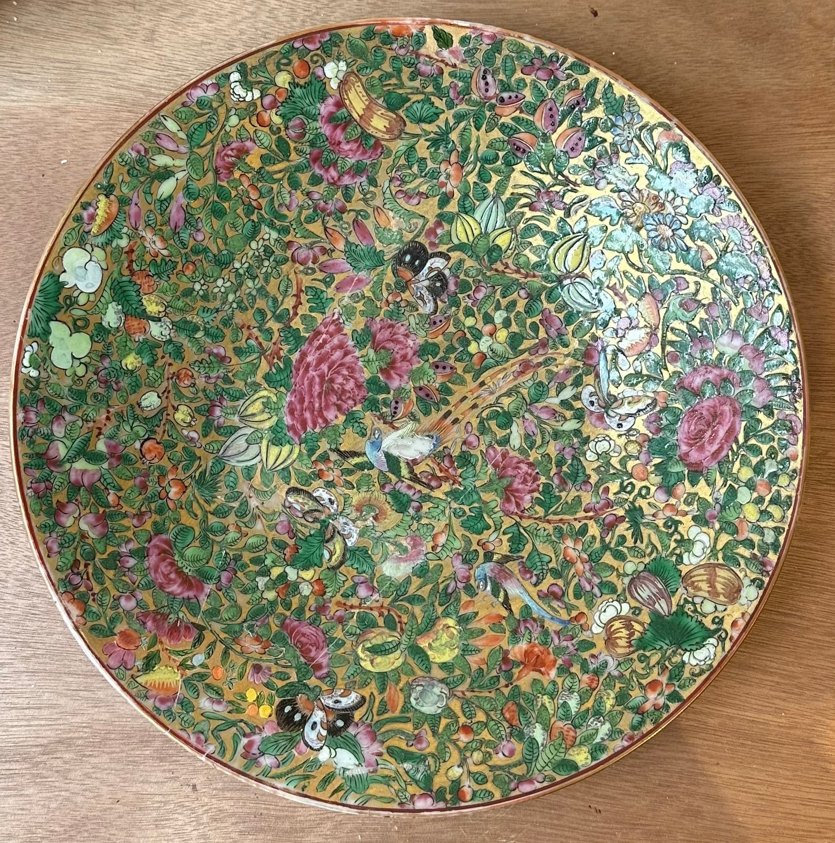 Assiette japonaise après restauration