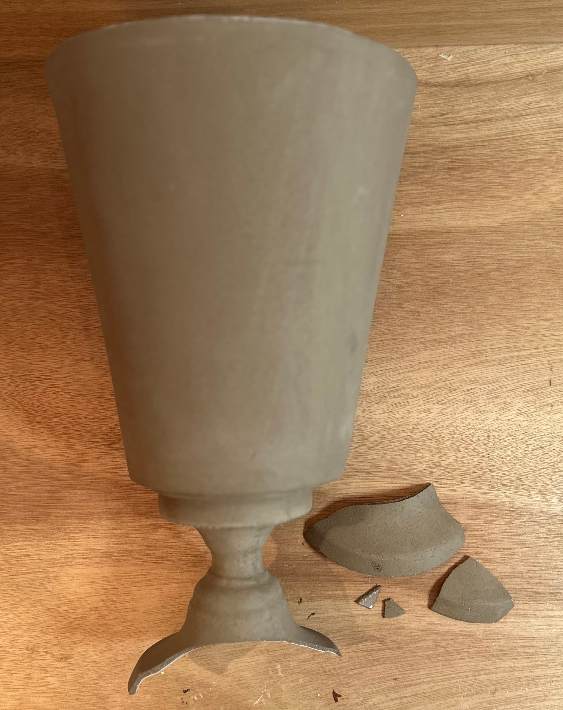 Vase avant restauration