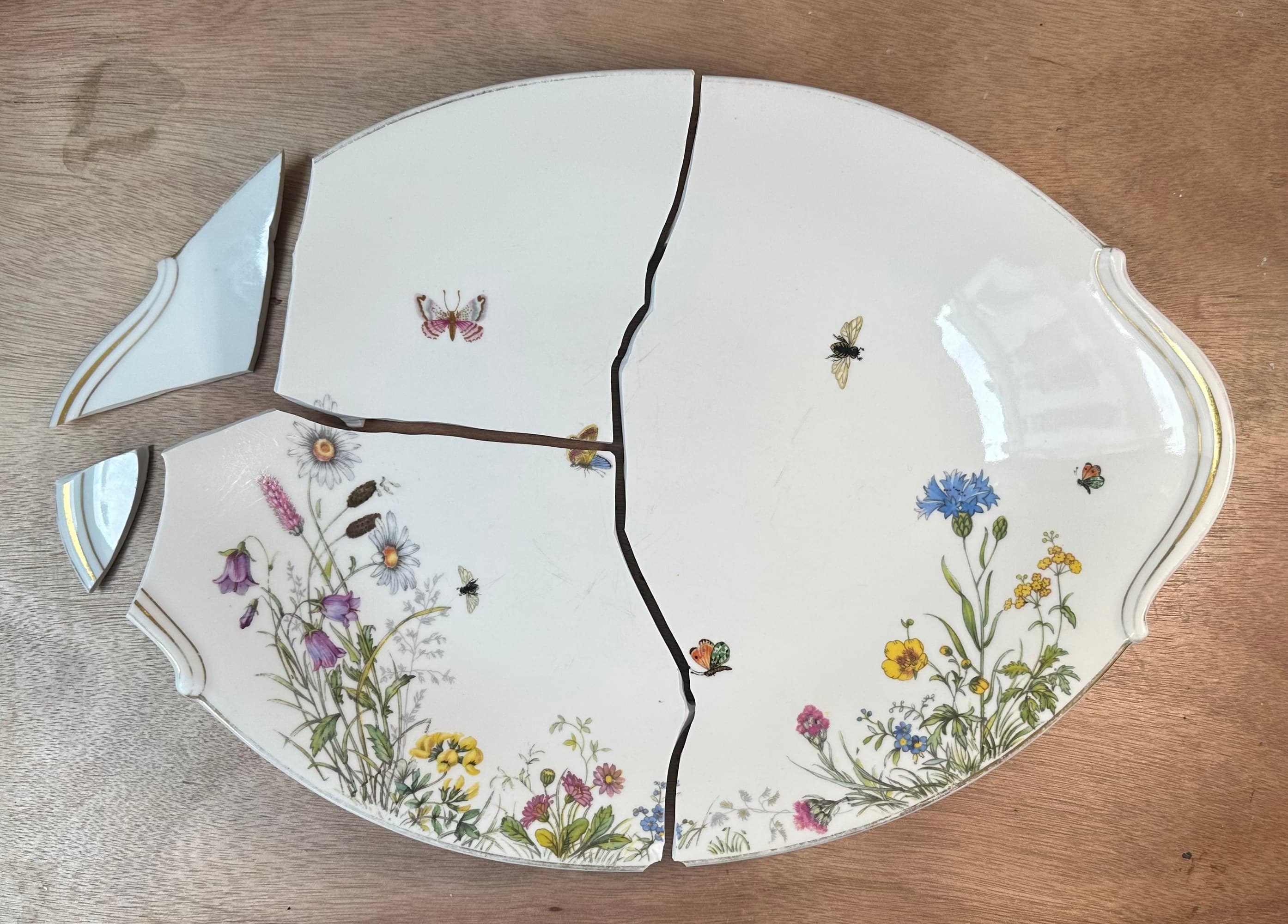 Plat avant restauration