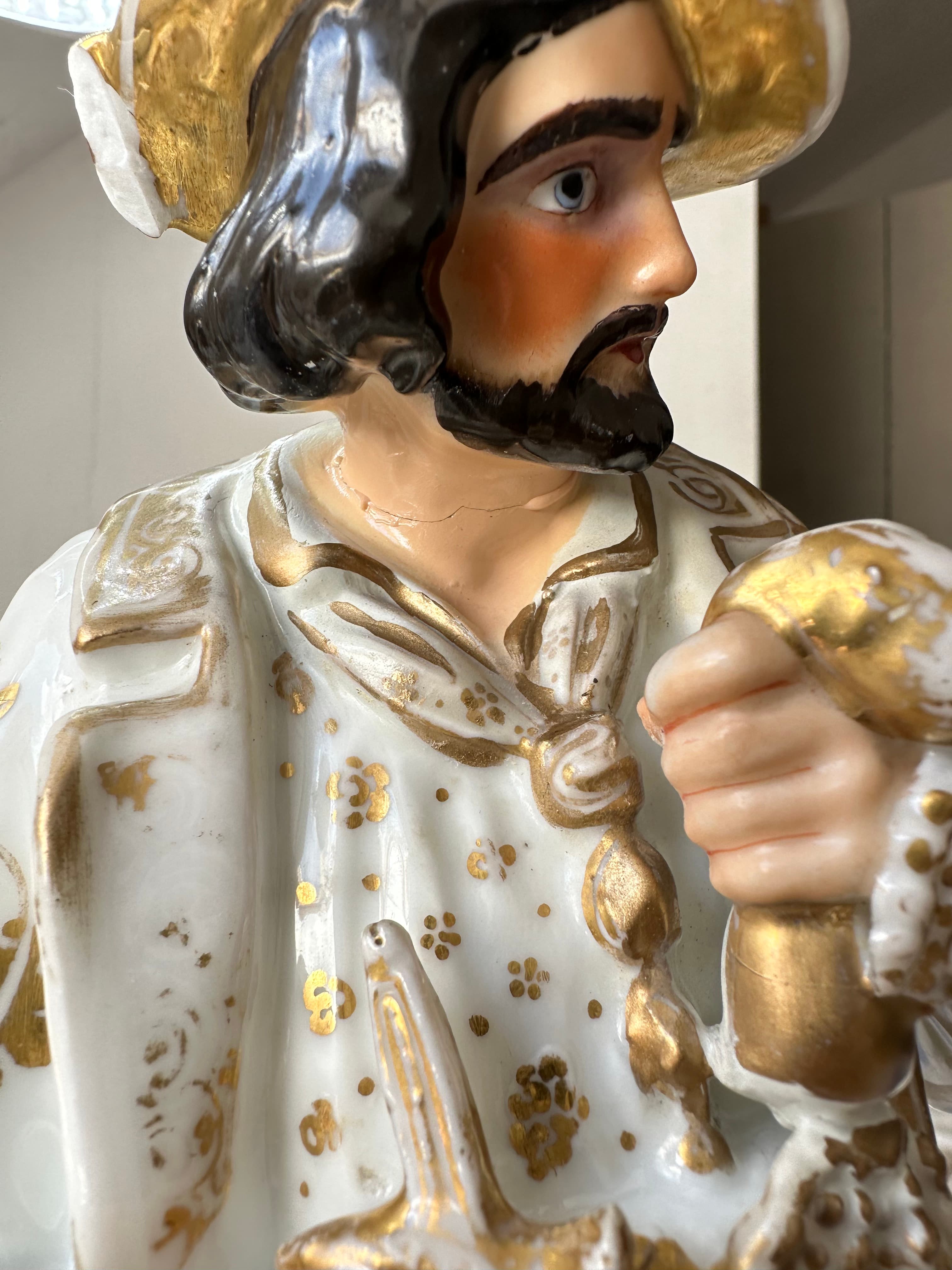 Porcelaine d'Andante pendant restauration