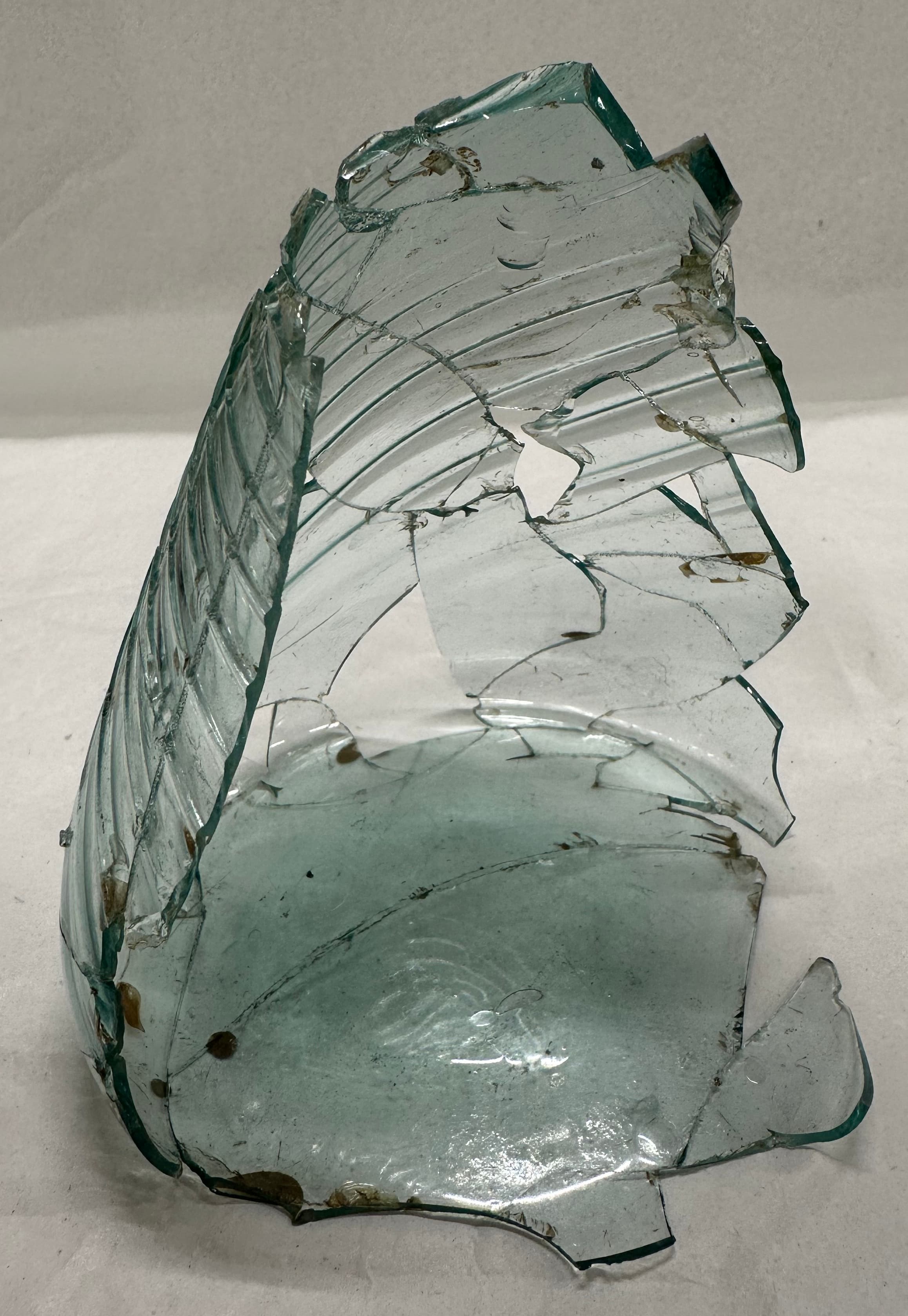 Bouteille romaine après restauration