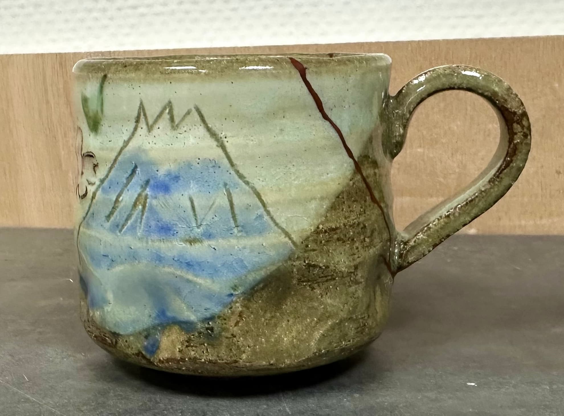 Tasse japonaise après restauration